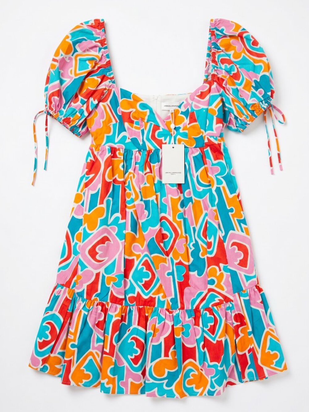 Amanda Uprichard Sicily Mini Dress in Miami Colorway NWT M - Picture 3 of 14
